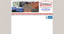 Desktop Screenshot of farrellsroofing.com