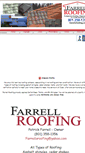 Mobile Screenshot of farrellsroofing.com